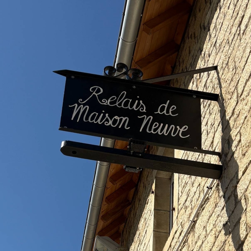 Relais De Maison Neuve - restaurant PORT-LESNEY - Restaurant Arbois -  Saline Royale d’Arc-et-Senans - vallée de la Loue - Benjamin Vuillet - Port Lesney restaurant